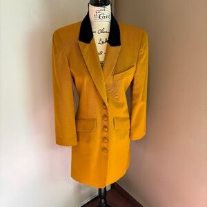 Vintage Express wool long jacket